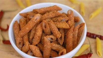 طريقة عمل مقرمشات المكرونة المالحة