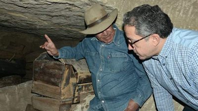 قبل الإعلان عنه.. وزير السياحة والآثار يتفقد الكشف الأثري الجديد بسقارة