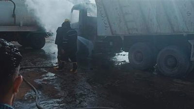 إخماد حريق بجراج حكومي في الوادي الجديد