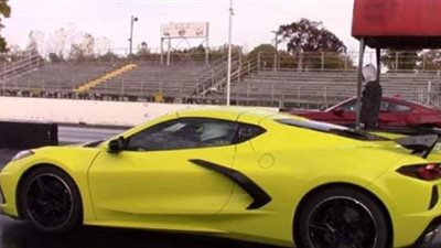 كورفيت C8 تُنافس السيارات الأمريكية | فيديو