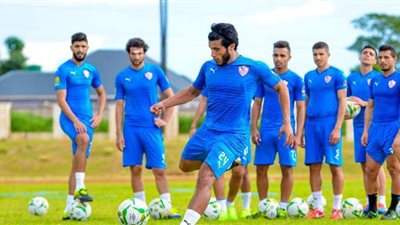 أوناجم يشارك في تدريبات الزمالك عقب مباراة الشباب