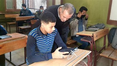 48 % نسبة الحضور في الامتحان التدريبي لأولى ثانوى بجنوب الجيزة