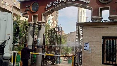 حملة تطهير مكبرة ضد فيروس كورونا بالجيزة | صور