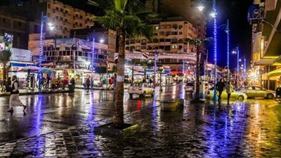 15 صورة ترصد الأمطار بشوارع مرسى مطروح