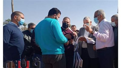 محافظ بني سويف يشكل لجنة لمعاينة المسار المقترح لمحور الفشن