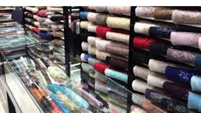 ضبط 60 ألف متر قماش مهربة جمركياً داخل مخزن بالمرج