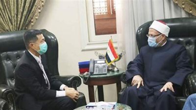 مفتي الجمهورية يبحث مع السفير التايلاندي أوجه تعزيز التعاون الديني