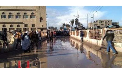 هطول أمطار غزيرة علي المدن الساحلية بكفرالشيخ | صور