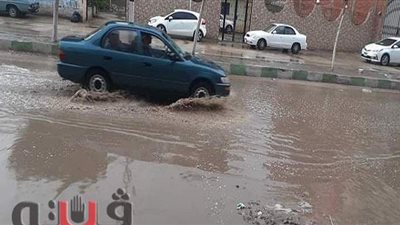 استمرت 40 دقيقة.. الأمطار تغرق شوارع الشرقية |صور