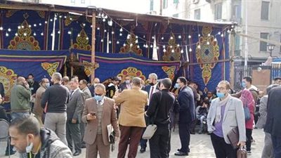 إقبال على التصويت بالجمعية العمومية للمحامين بالإسكندرية | صور