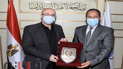 محافظ بني سويف يكرم رئيس مدينة إهناسيا لبلوغه سن التقاعد
