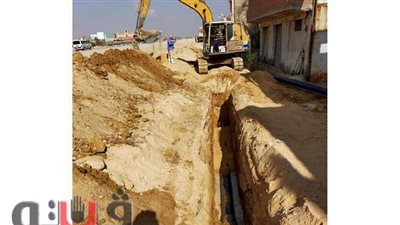 القناة لمياه الشرب تبدأ في نقل مرافق طريق الإسماعيلية السويس | صور