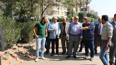 محور أحمد تيسير | محافظ القاهرة يتفقد توسعة وتطوير المحور