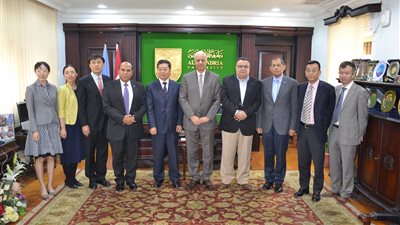 وفد وزاري صيني يزور جامعة الإسكندرية لبحث سبل التعاون (صور)