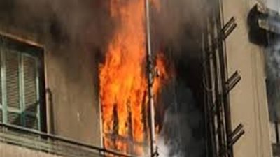 انتداب المعمل الجنائي لمعاينة حريق شقة أسفر عن إصابة طفلة في الجيزة