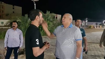 محافظ الوادي الجديد يتفقد منطقة شمال مدينة الخارجة (صور)