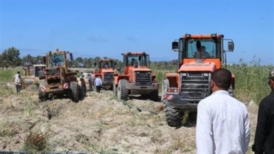 استرداد 800 فدان من أراضي املاك الدولة في مركز سمالوط بالمنيا