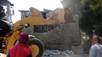 إزالة 49 حالة تعد على أملاك الدولة بمساحة 4023 م2 في الغربية