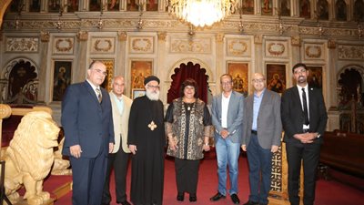 وزيرة الثقافة تفتتح معرض الكتاب الثالث بالكنيسة المرقسية بالإسكندرية