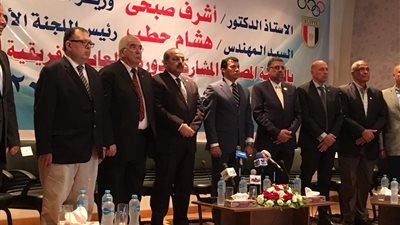انطلاق مؤتمر اللجنة الأوليمبية بحضور وزير الرياضة (صور)
