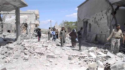 «السورية لحقوق الإنسان»: غارات روسيا قتلت 247 مدنيًا في يناير