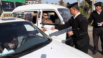 ضبط 845 مخالفة مرورية أمام كباري القاهرة الكبرى