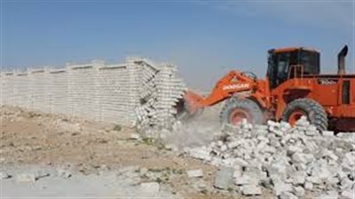 إزالة التعديات على٣٠ ألف فدان ومليون و٤٠٠ ألف متر مربع