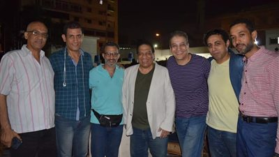 عادل عبده يشهد بروفة عرض 