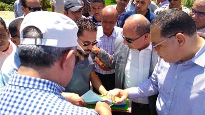 الشرقية: إقناع المعتدين على الأراضي بسداد الأقساط المستحقة (صور)