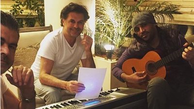 راغب علامة يعقد جلسات عمل لألبومه الجديد
