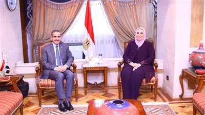 وزيرة التضامن تستقبل محافظ الغربية لبحث الاستفادة من برامج التمكين الاقتصادي 