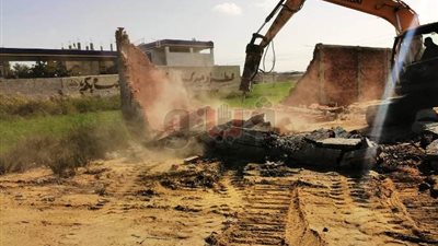 استعادة 7921 مترا من أملاك الدولة بالشرقية خلال الموجة الـ13 لإزالة التعديات