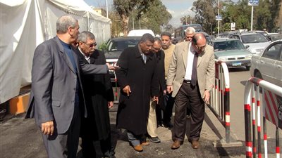 قيادات «الجيزة» يتفقدون محيط مستشفى الشرطة