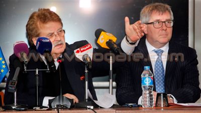 بالصور.. وفد البرلمان الأوربي إلى مصر يؤيد إعلان دولة فلسطين