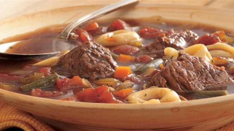 شوربة اللحم الضاني