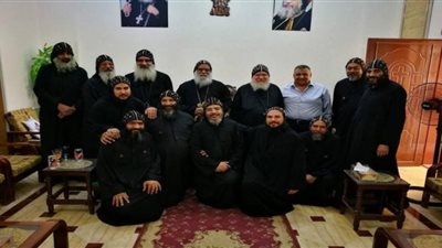 4 رهبان جدد لدير الشايب بالأقصر