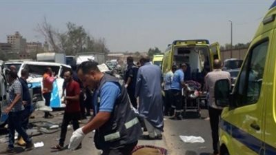 النيابة تعاين حادث تصادم سيارتين في مدينة نصر وتنتدب لجنة من المرور