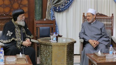 شيخ الأزهر يستقبل البابا تواضروس للتهنئة بعيد الأضحى المبارك (صور)