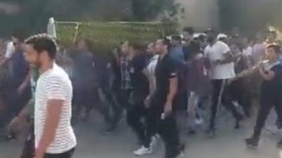 تشييع جنازة والد 