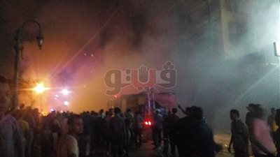 إغلاق طريق الكورنيش وتهشم عدد من السيارات بمحيط معهد الأورام بالسيدة زينب