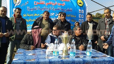 بالصور.. يوم رياضي برفح تحت شعار «في حب مصر»