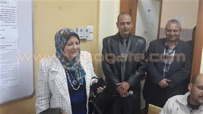 بالصور.. وكيل «تعليم الغربية» تتفقد أعمال كنترول الشهادة الإعدادية
