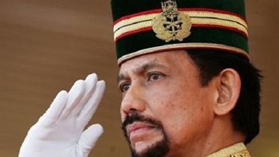 سلطان بروناي يغادر مطار القاهرة عقب لقاء السيسي