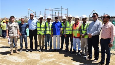 استعدادا لمونديال اليد 2021.. وزير الرياضة يتفقد الصالة المغطاة بـ