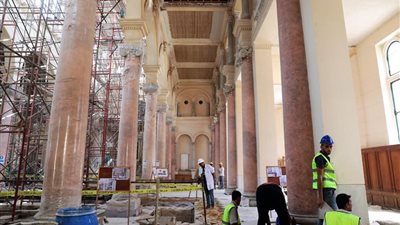 10 صور ترصد أعمال ترميم وتطوير المتحف اليوناني الروماني بالإسكندرية