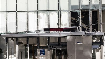 انفجار ضخم بمقر وكالة الضرائب الدنماركية (صور)