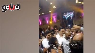 وصلة رقص لنجوم الزمالك في حفل زفاف مصطفى فتحي على أنغام 