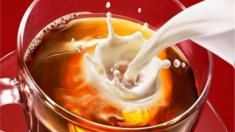 الشاى باللبن