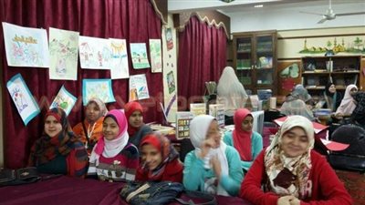 بالصور.. طالبات الأزهر بالبحيرة يشاركن في نشاط ثقافي بالإجازة