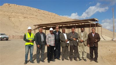 الآثار توشك على الانتهاء من مشروع تطوير مقابر الحواويش بأخميم في سوهاج